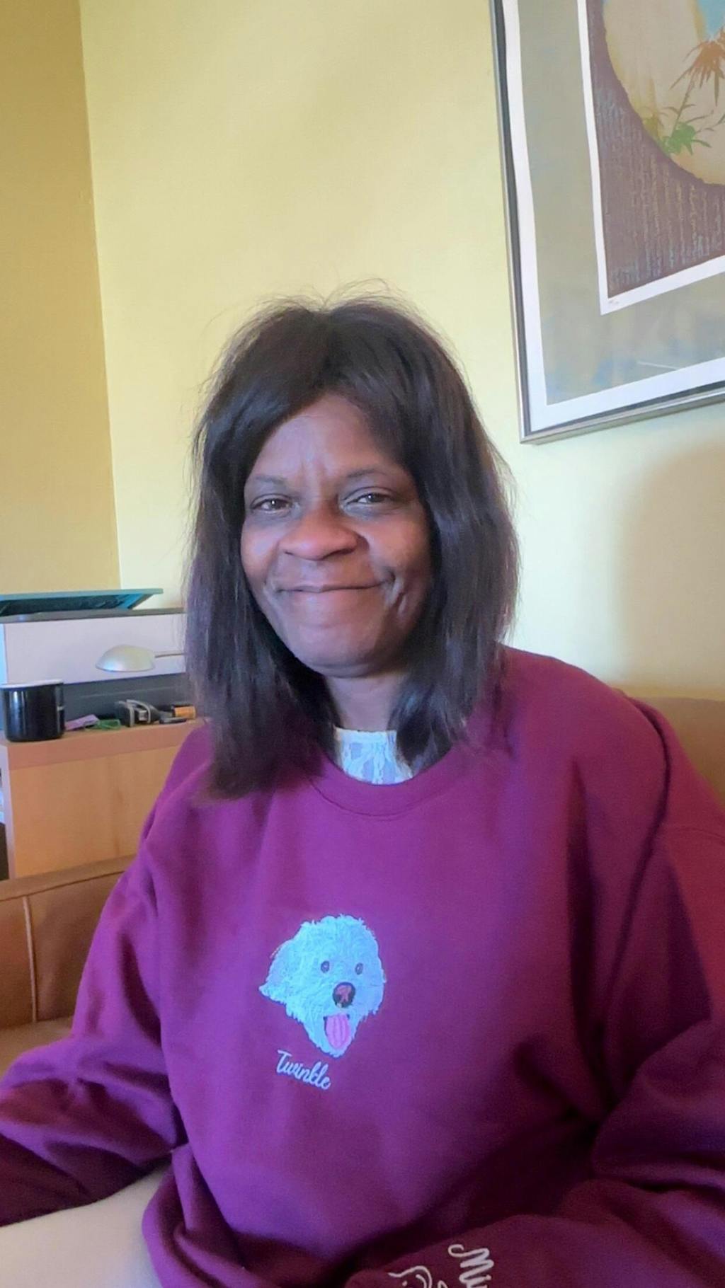 Custom Dog Embroidered Sweatshirt, Hoodie