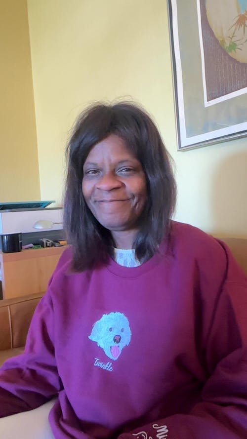 Custom Dog Embroidered Sweatshirt, Hoodie