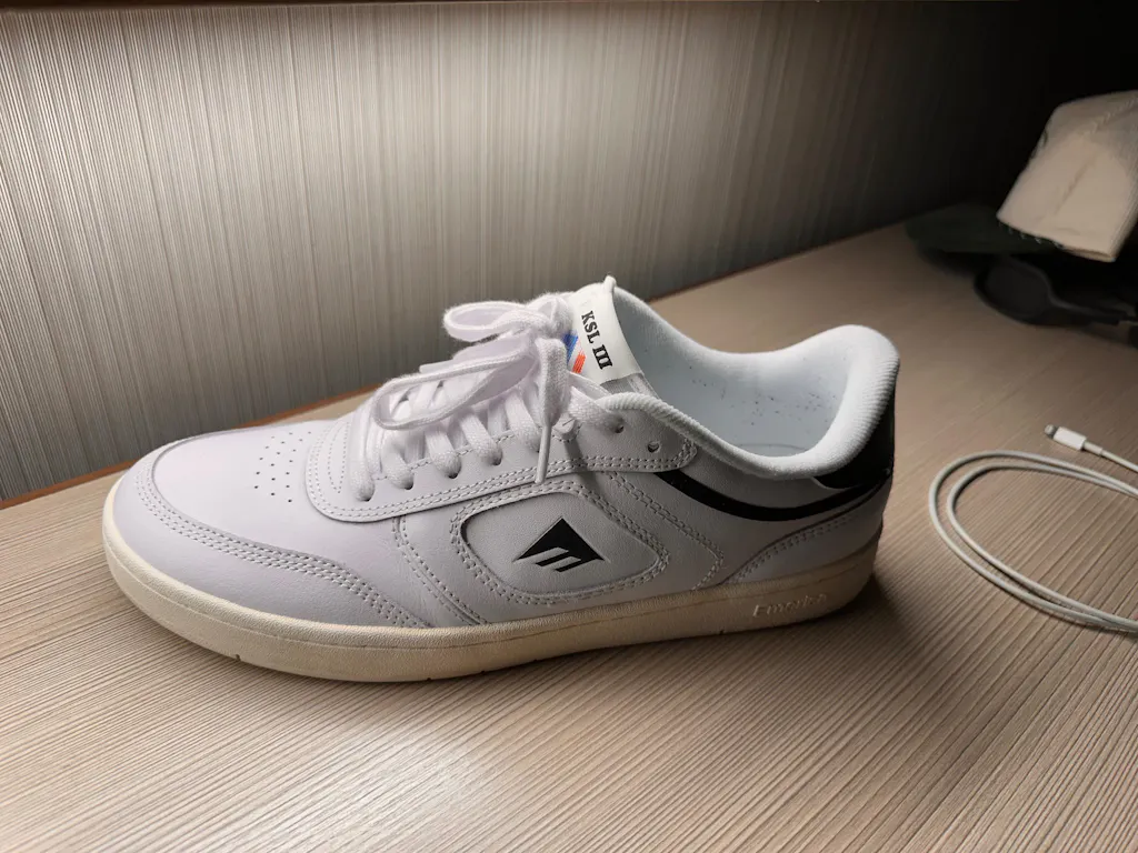 KSL III - Black/White/White Men's Skate Shoes | Emerica US
