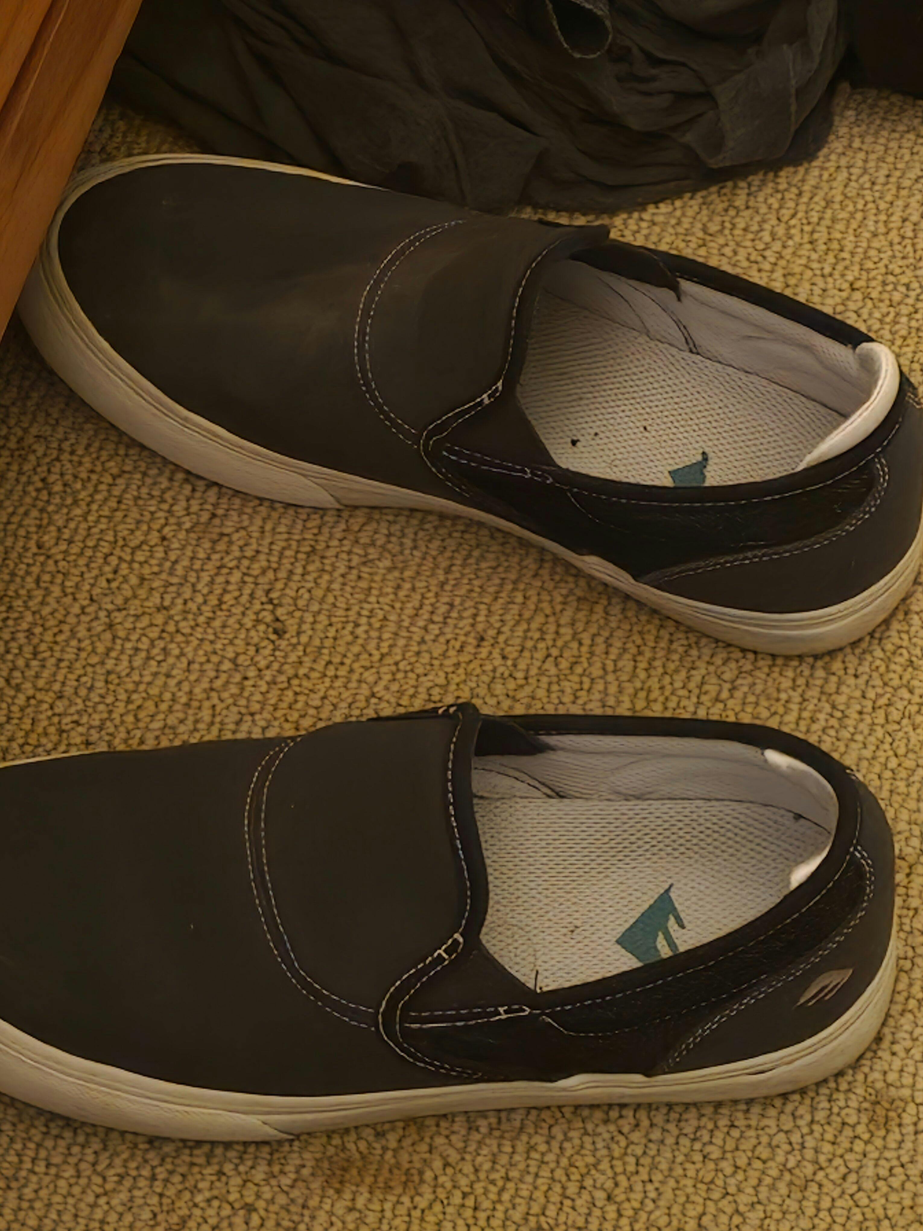 Wino G6 Slip-On black/white/gold - skate shoes | Emerica US