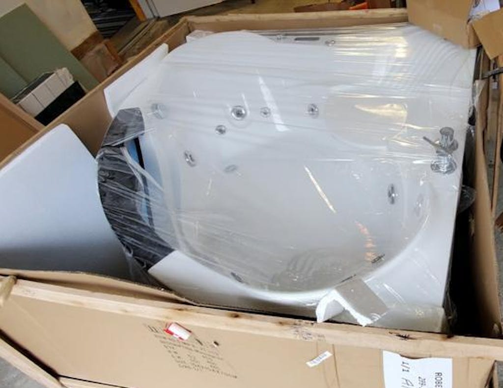 Order 59 in. Whirlpool Corner Bathtub EMPVJT319 Empava Appliances