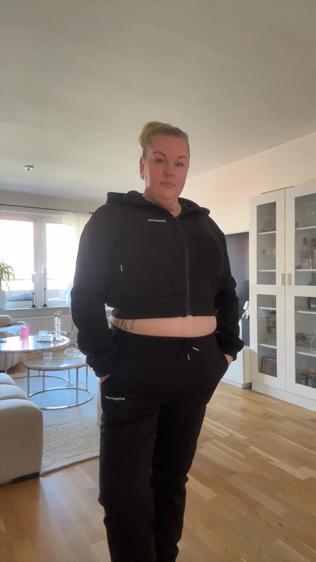 Signature Hoodie Set Black