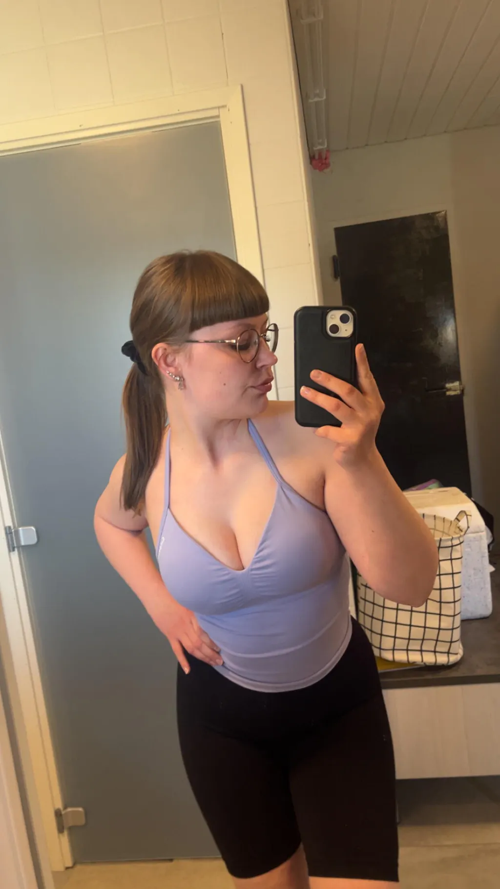 Empower Smooth Contour Halter Top - Dreamy Violet
