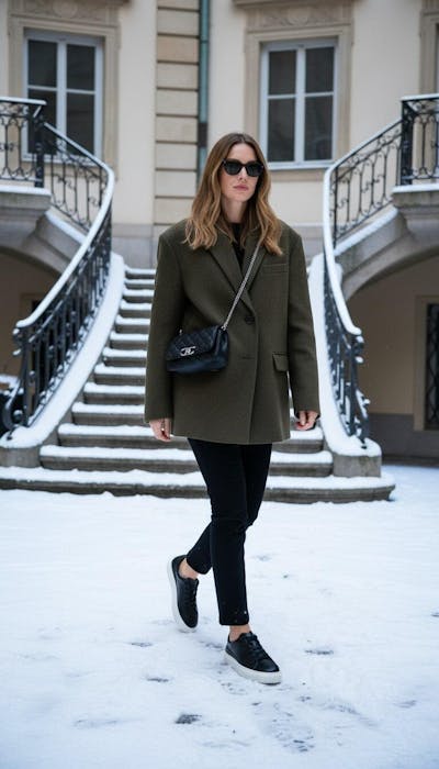 AppleSkin Sneaker – Weiß/Cognac