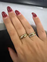 Star Dome Gold Ring