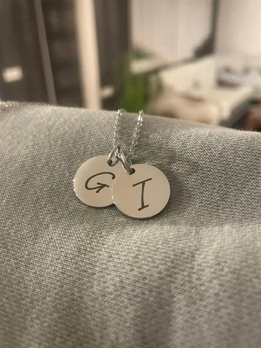 Gravierbare Buchstabenkette