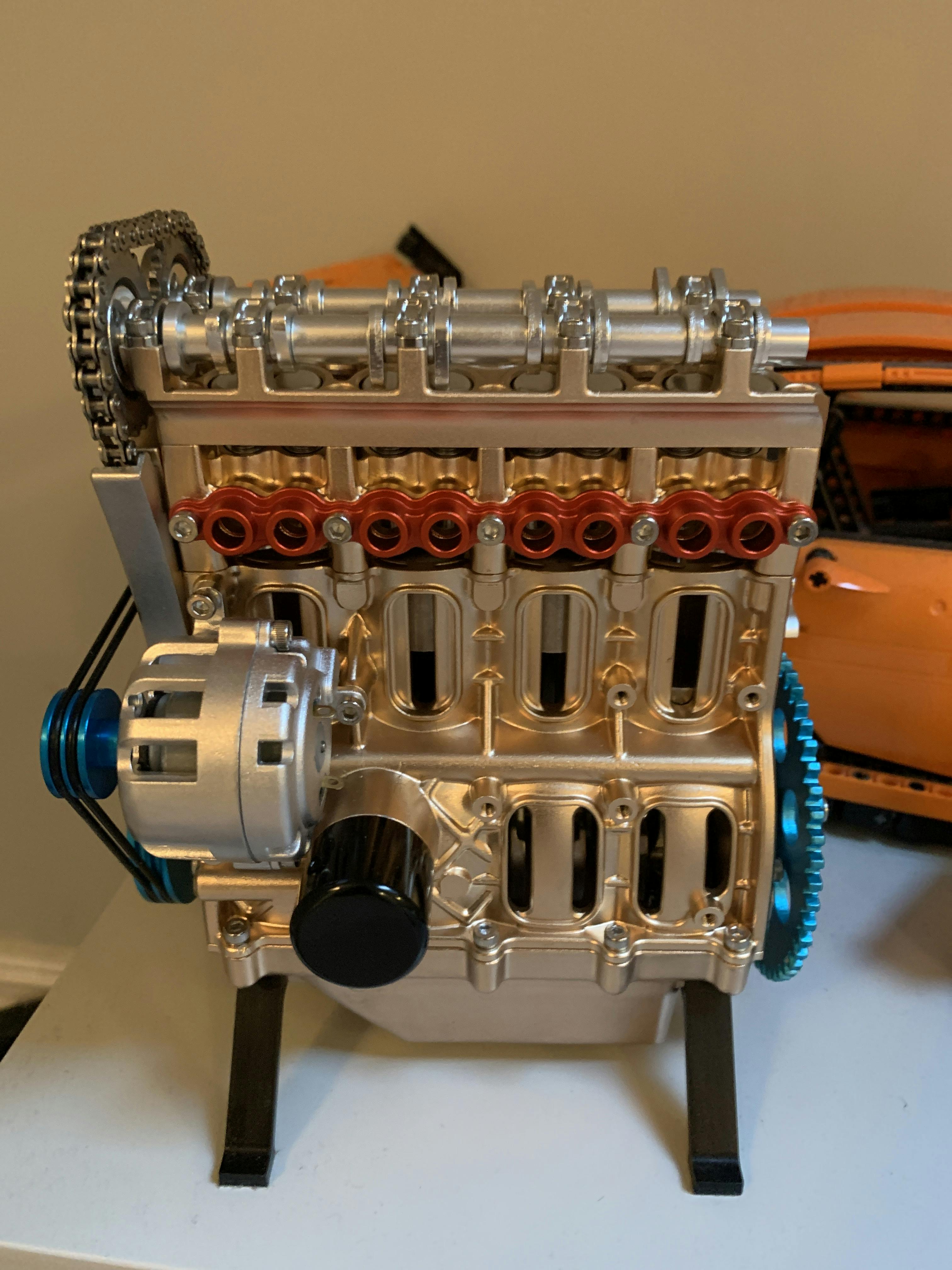 TECHING L4 Engine Model Kit that Works - Build Your Own Engine