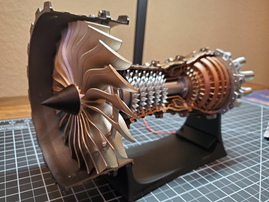 Trent 900 1 20 Scale Turbofan Engine Model Kit Build Your Own Jet