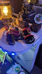 Teching Mini APP RC Tractor  Metal Romote Control Model Tractor in Red DIY Assembly Kit Educational Toy Gifts Collection - Enginediy