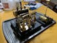 RETROL Full Metal Beam Engine Steam Engine Model Kit with Horizontal Boiler with Centrifugal Regulator Flyball