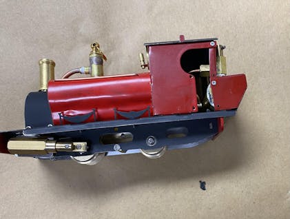 1/50 HO Scale Live Steam Locomotive Model with Oscillating