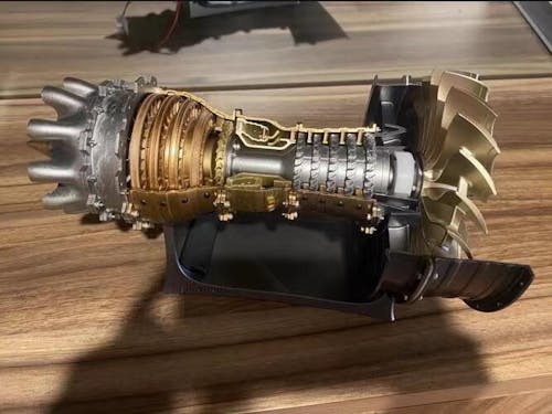 ENGINEKITOR Trent 900-1:20 Scale Mechanical Science Model-Build Your Own Jet Aircraft Turbofan Engine Kit