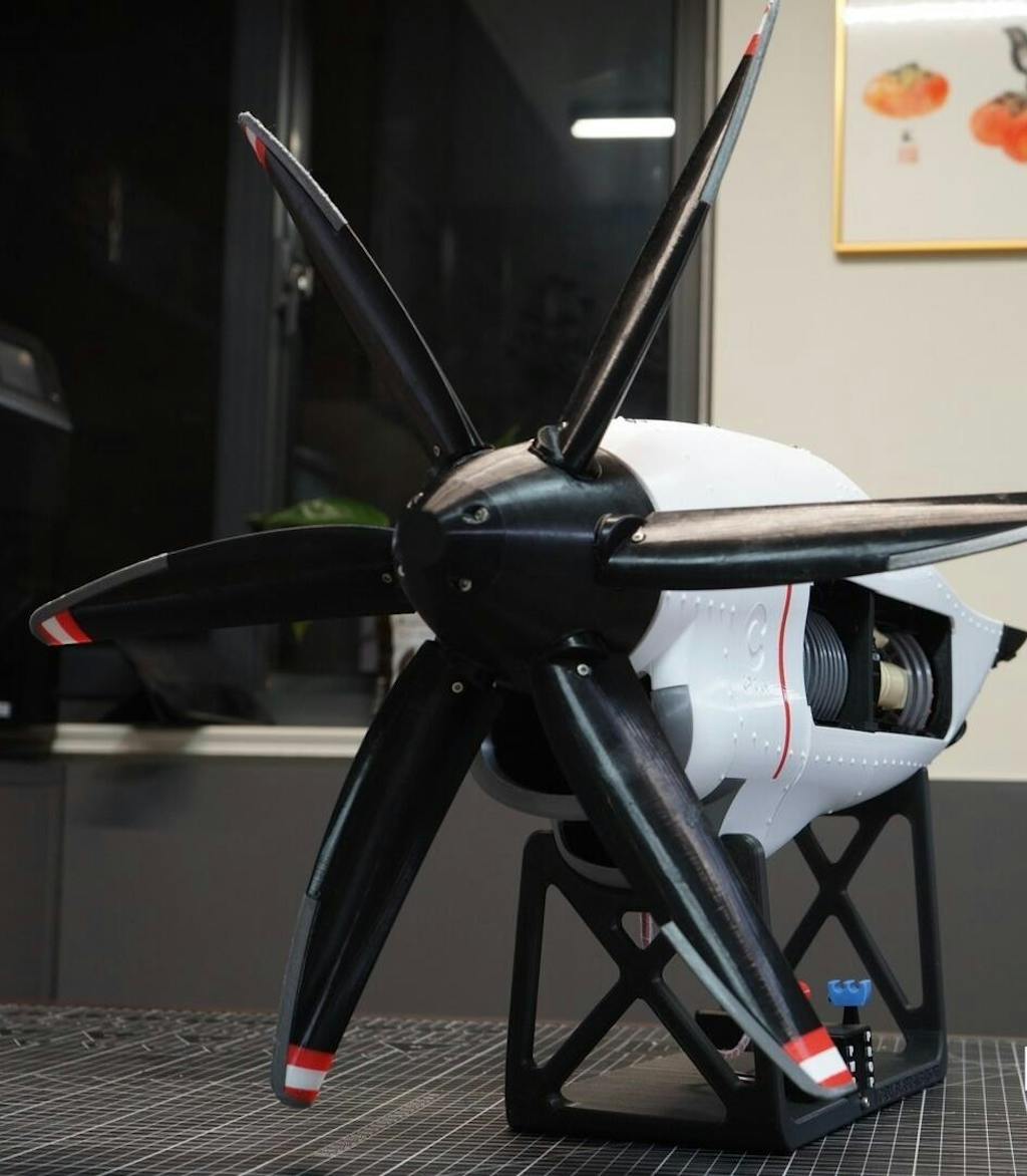 ENGINEKITOR T56-A-15 Turboprop Engine Model Engine Kit from C-130 Hercules Transport Aircraft