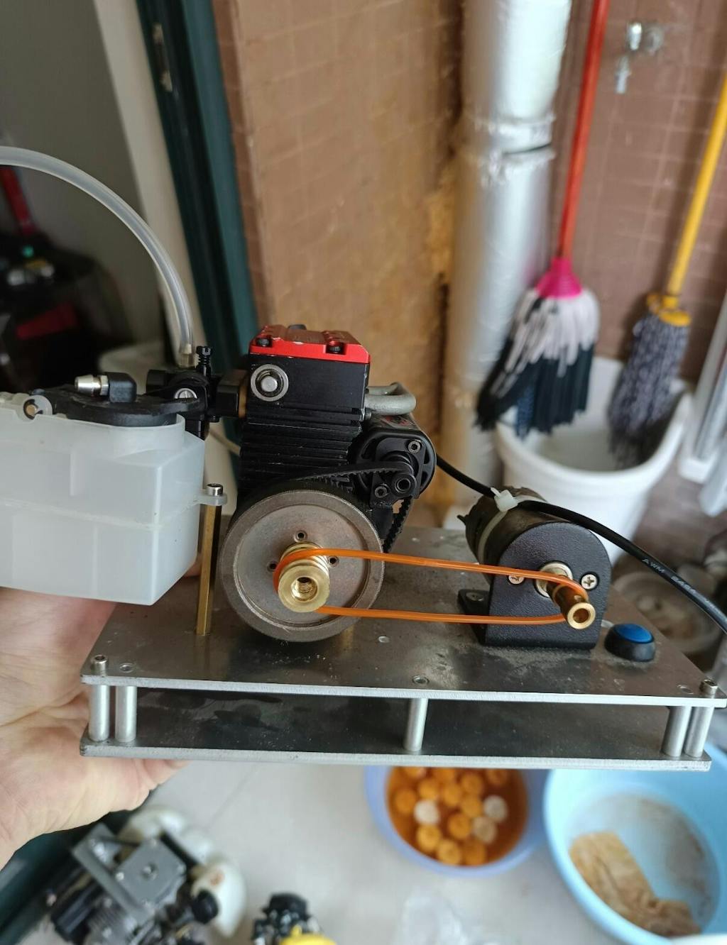 TOYAN 7cc SOHC Inline Twin-Cylinder 4-Stroke Nitro & Methanol Engine Model Kit -FS-L200AC-OT