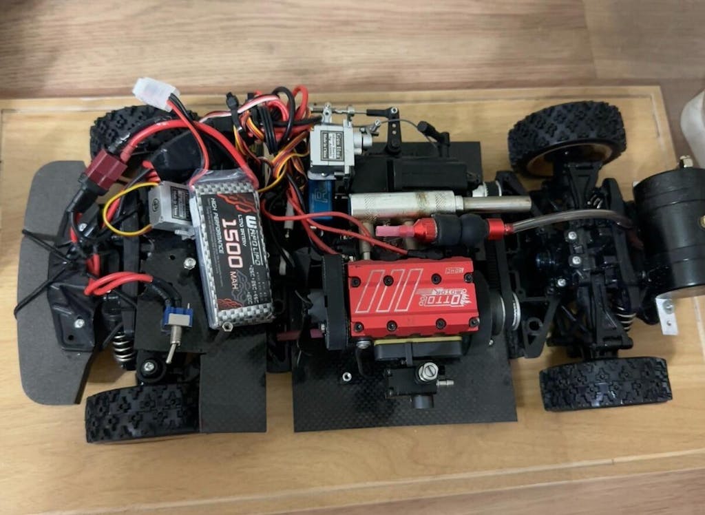 TOYAN 7cc SOHC Inline Twin-Cylinder 4-Stroke Nitro & Methanol Engine Model Kit -FS-L200AC-OT