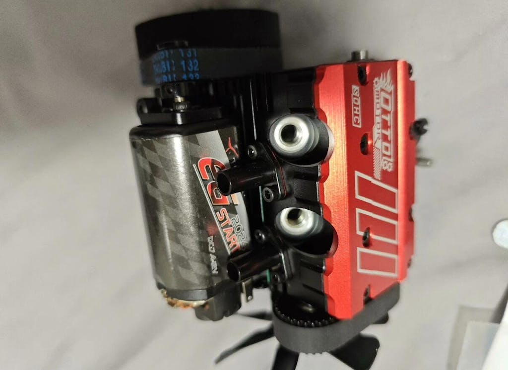 TOYAN 7cc SOHC Inline Twin-Cylinder 4-Stroke Nitro & Methanol Engine Model Kit -FS-L200AC-OT