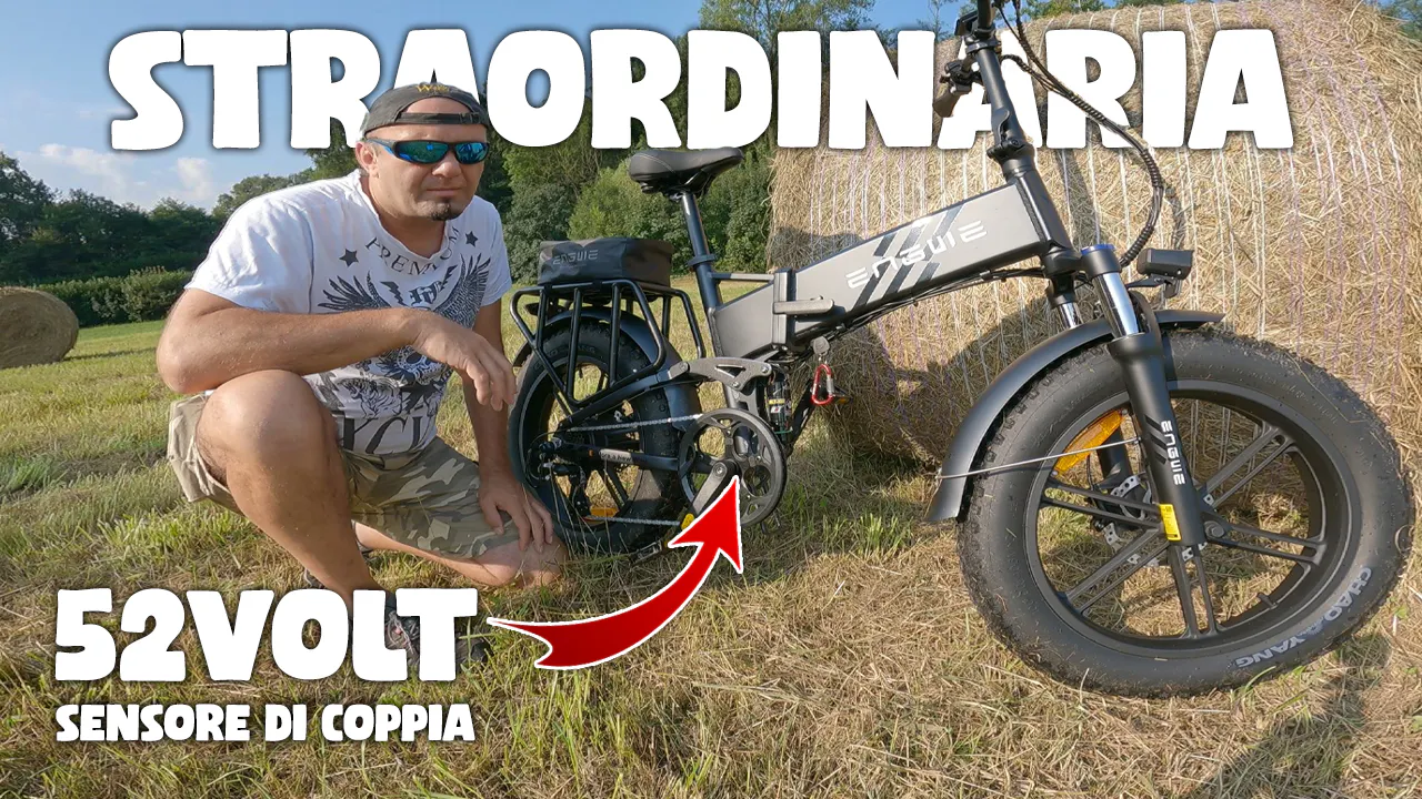 Engwe Engine Pro 2.0 Fat E-bike 75Nm Torque 52V16Ah Battery