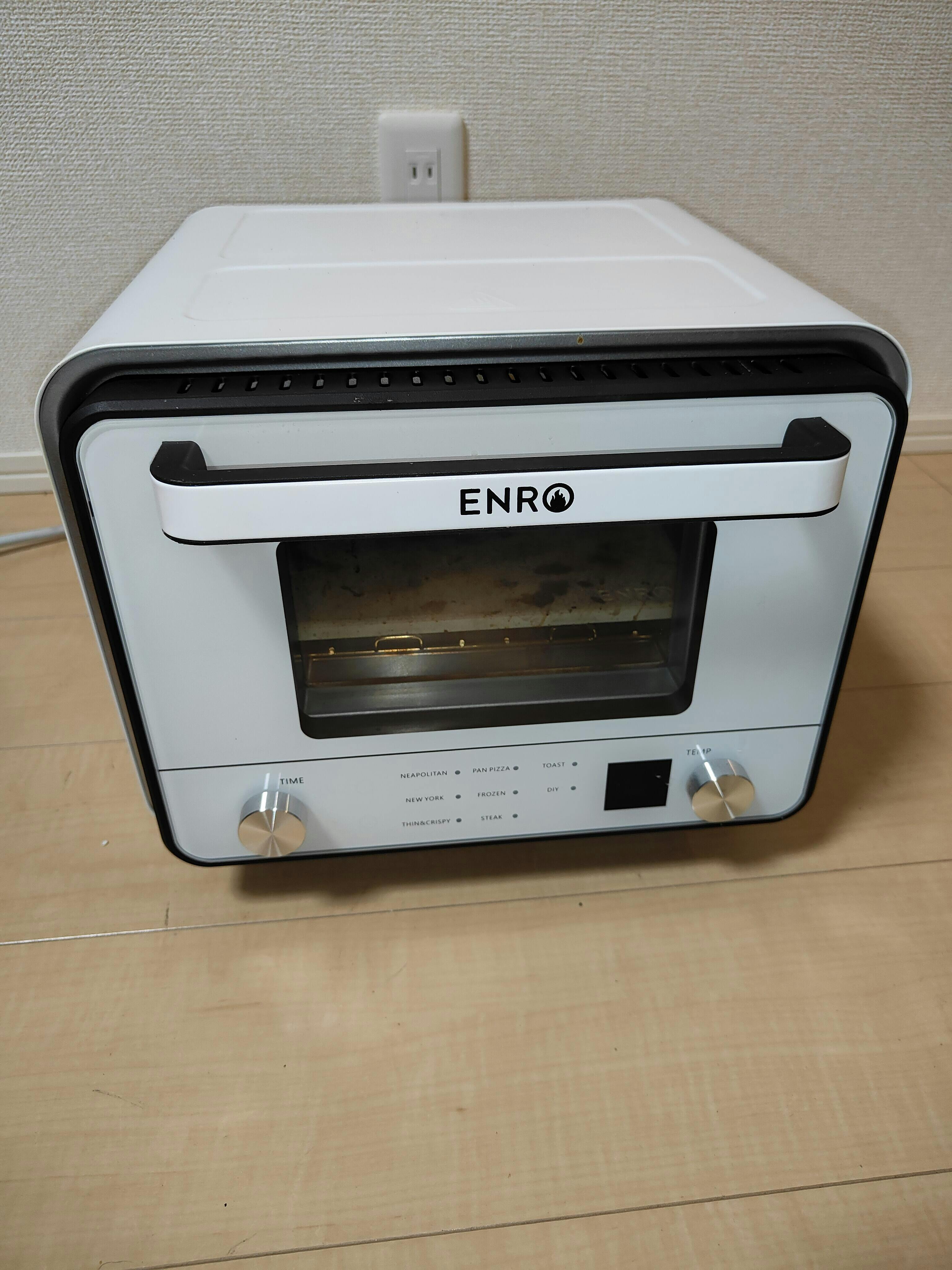 【新品/未使用】ENRO電気式窯焼名人mini 小型家電ピザ窯　木製ピザピール付 電気式窯焼名人mini 小型家電ピザ窯（トースターとしても使用可