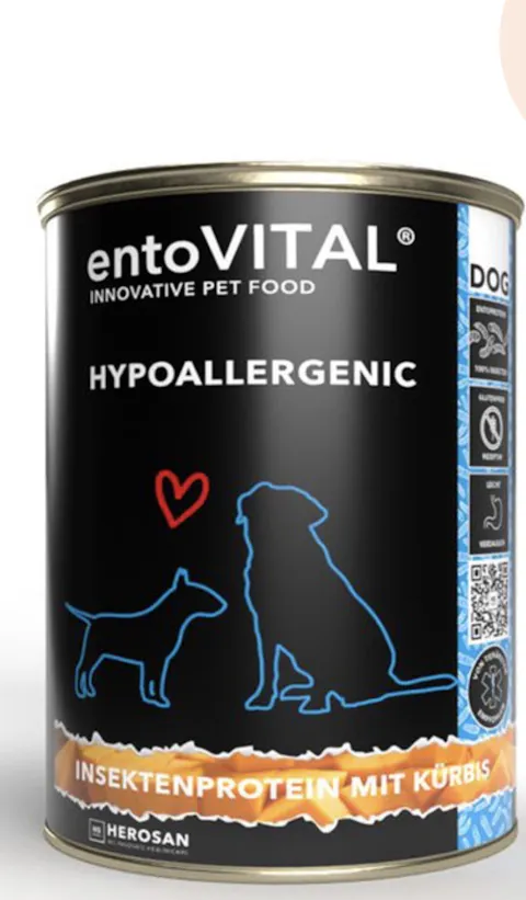 entoVITAL DOG HYPOALLERGENIC Nassfutter