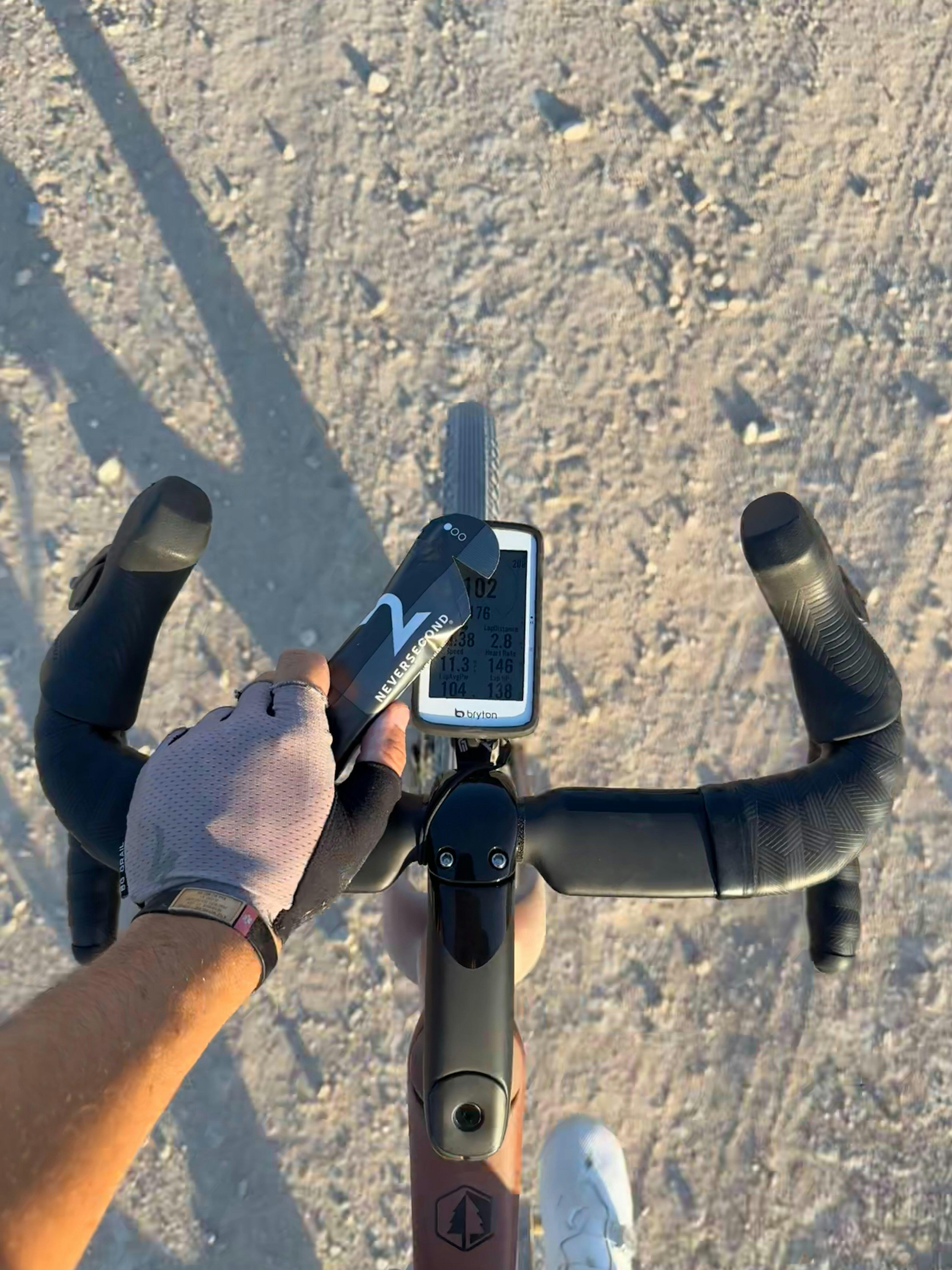 Enve aero steam 110mm レックマウント付き Aero Stem Computer Mount