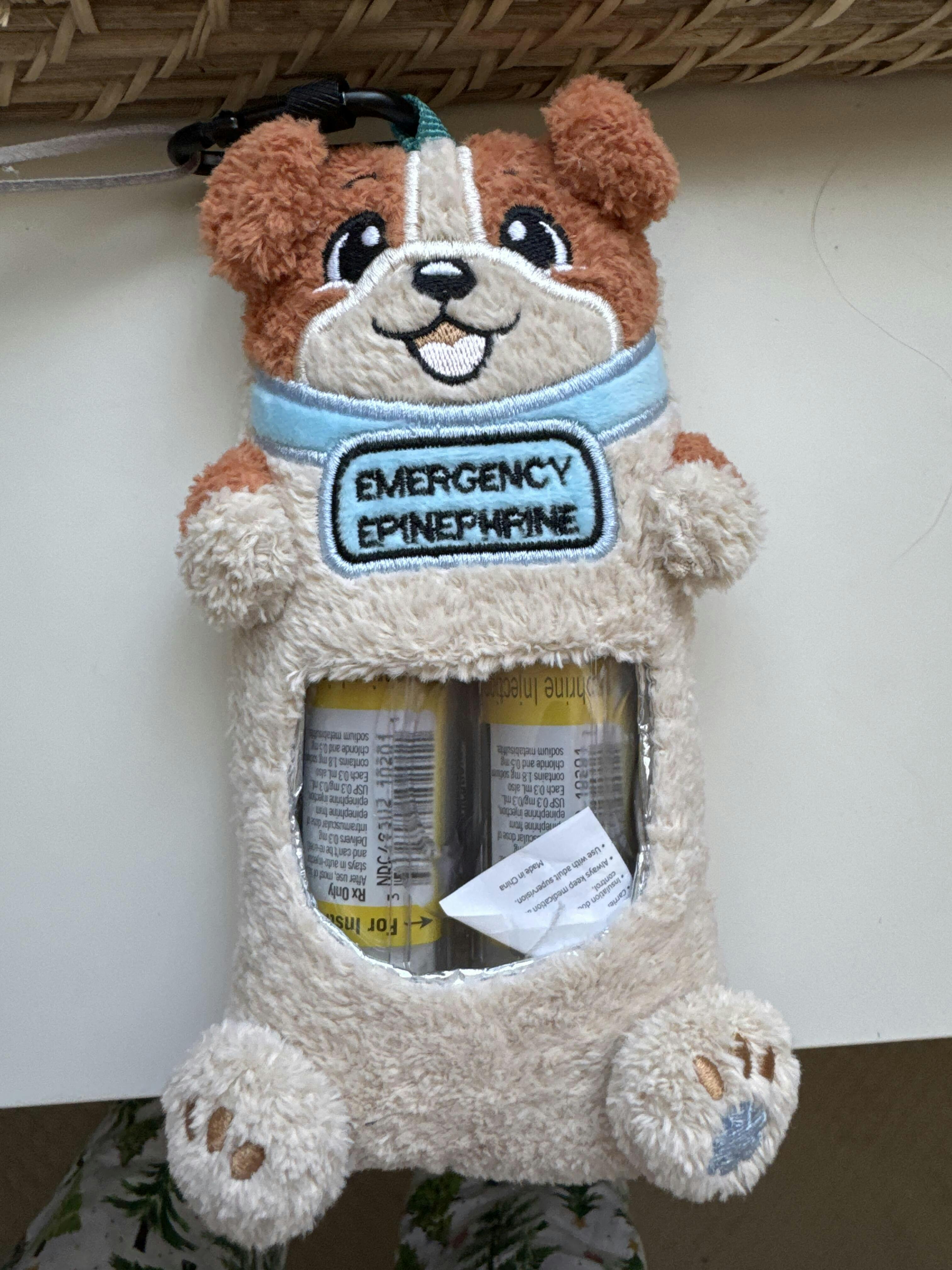 Epi-Pal™ Plush Emergency Epinephrine Carrier – Epi-Pals