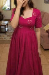 Kamal-kali anarkali kurta and pant set