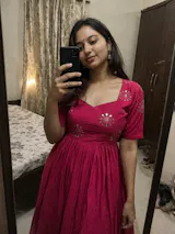 Kamal-kali anarkali kurta and pant set