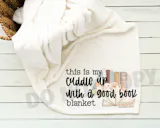 White Blanket Mockup, Minky Blanket Mock Up in a Basket, Fleece Blanket Mock Up, Lifestyle Stock Photo, Instant Download Jpeg