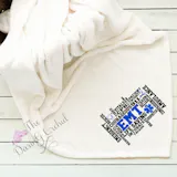 White Blanket Mockup, Minky Blanket Mock Up in a Basket, Fleece Blanket Mock Up, Lifestyle Stock Photo, Instant Download Jpeg