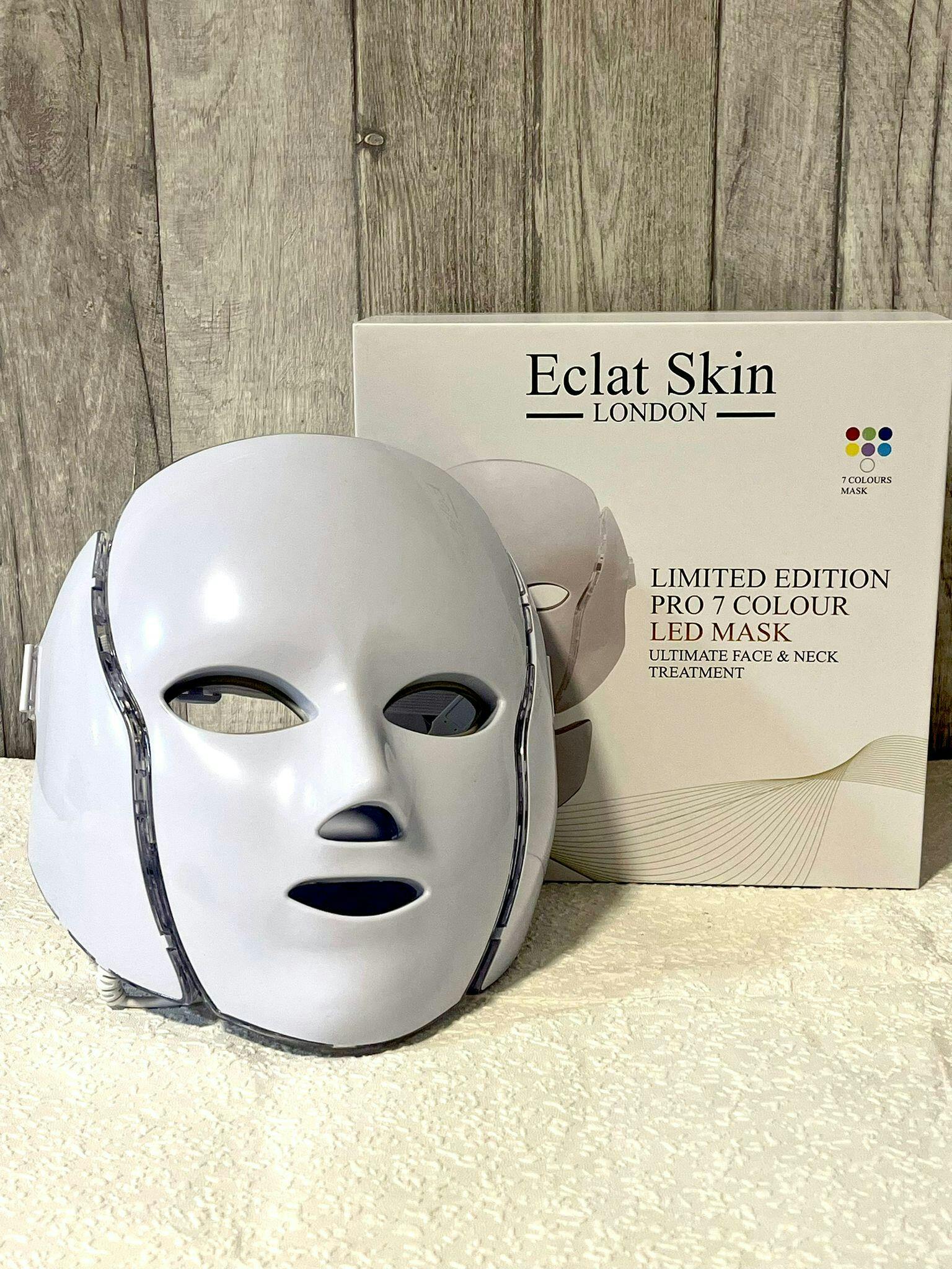 Limited Edition Pro 7 Colour Led Face And Neck Mask Erthskin London