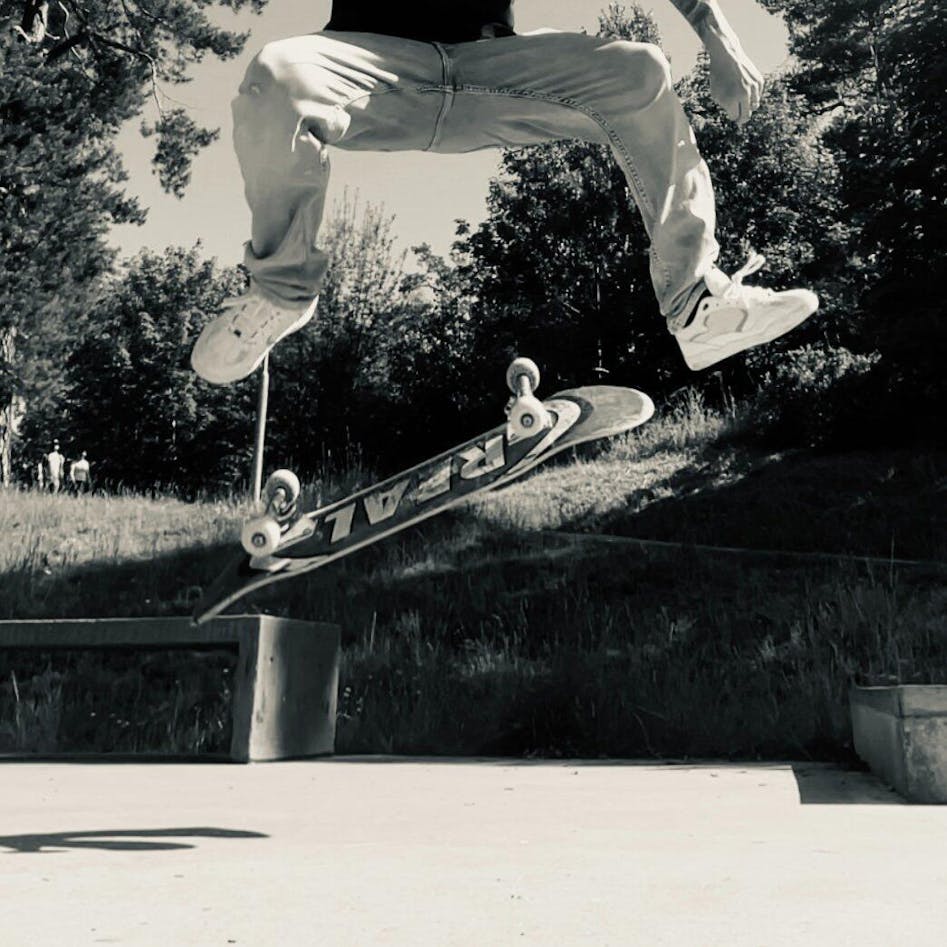 Quattro black skate shoes éS skateboarding - Main Image