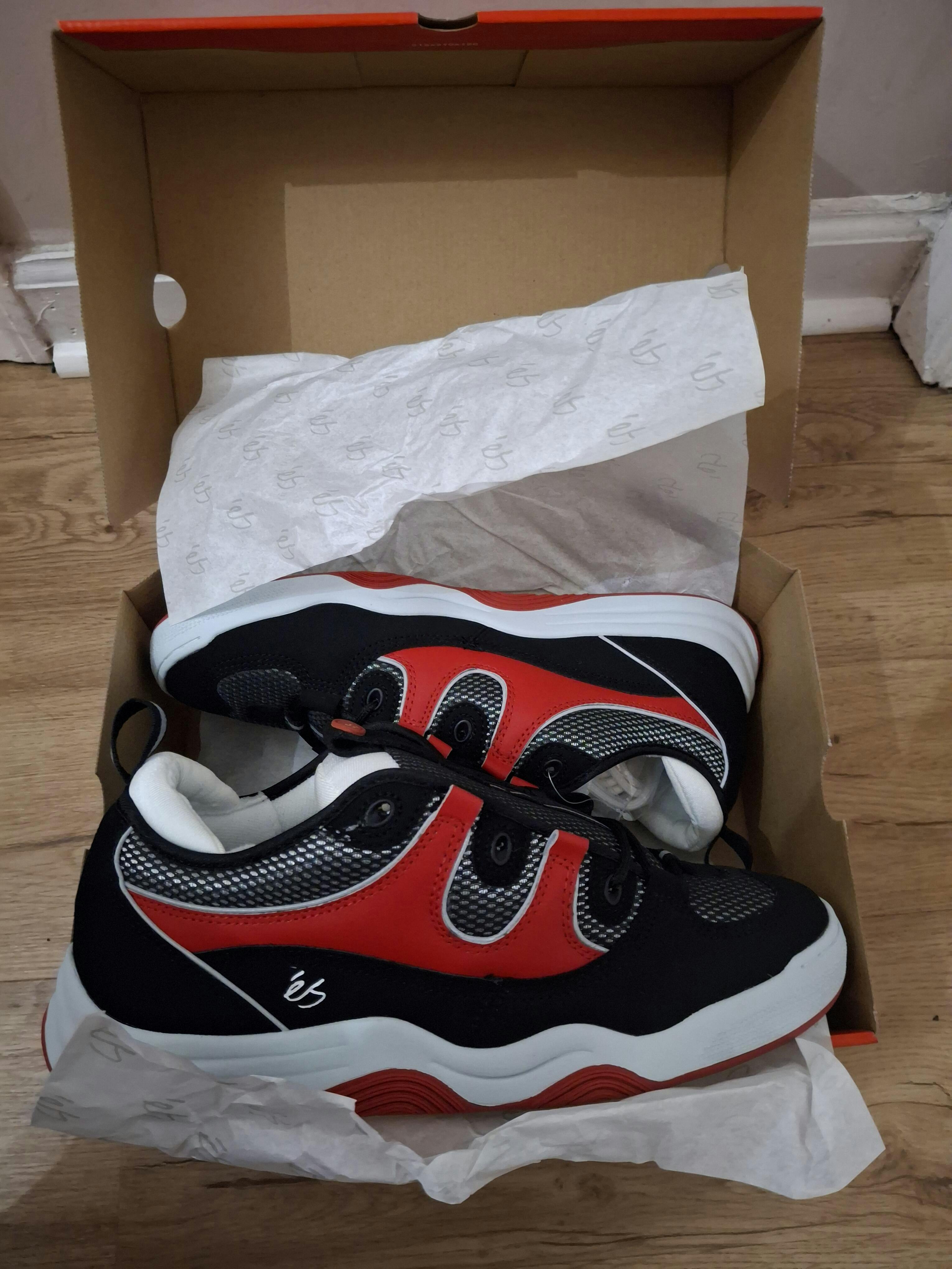 Two Nine 8 black/red - skate shoes | éS Skateboarding