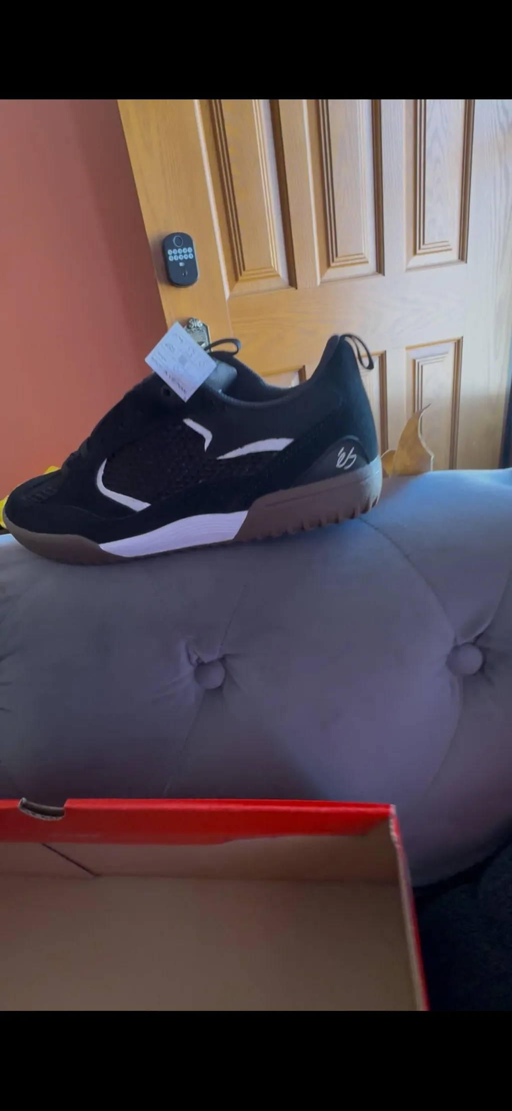 Quattro blue/white/navy - skate shoes | éS Skateboarding