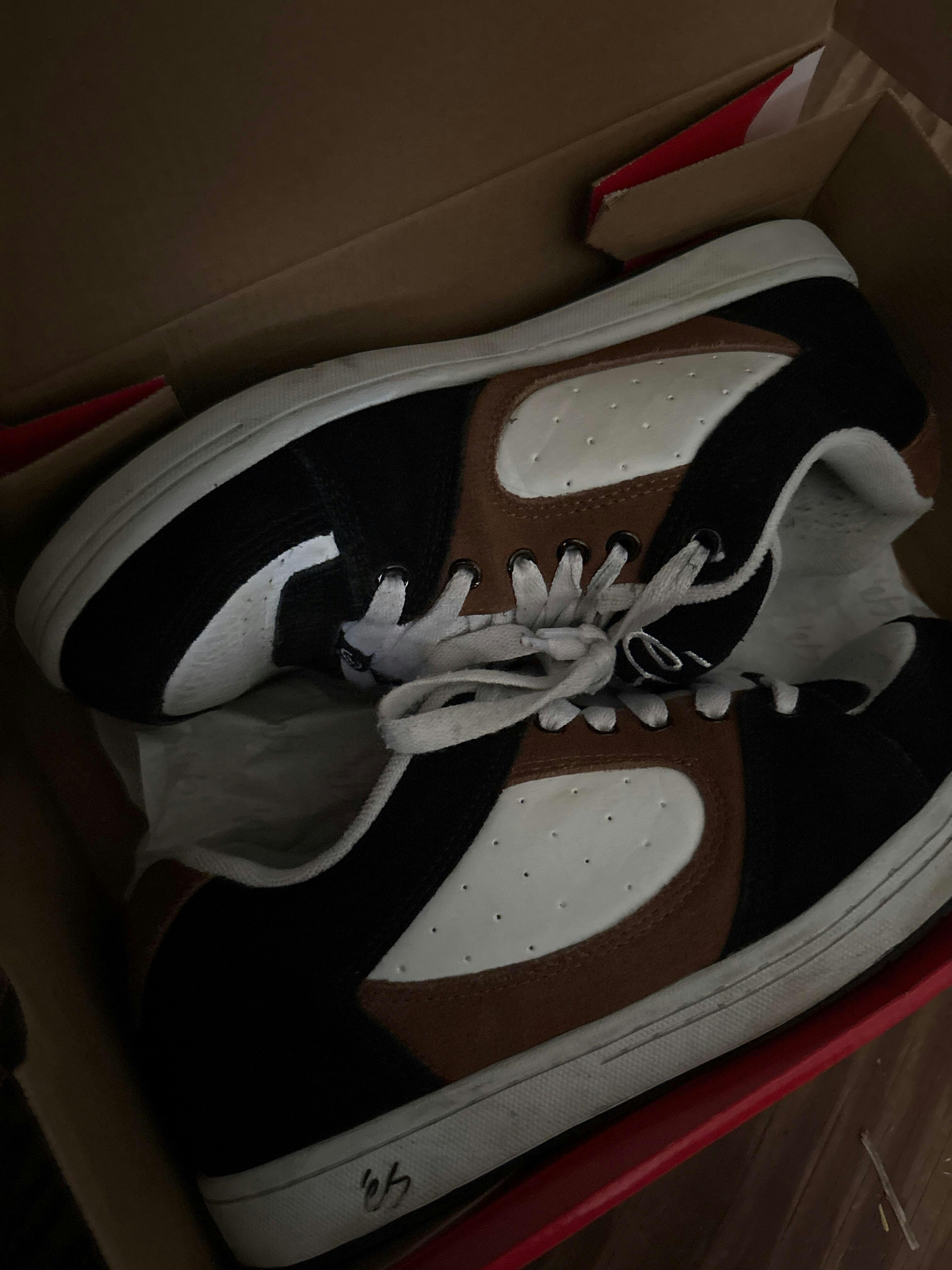 Accel Og white/gum - skate shoes | éS Skateboarding