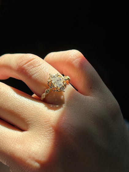 0.8CT Round Cut Emerald Engagement Couples Ring Set 925 Sterling