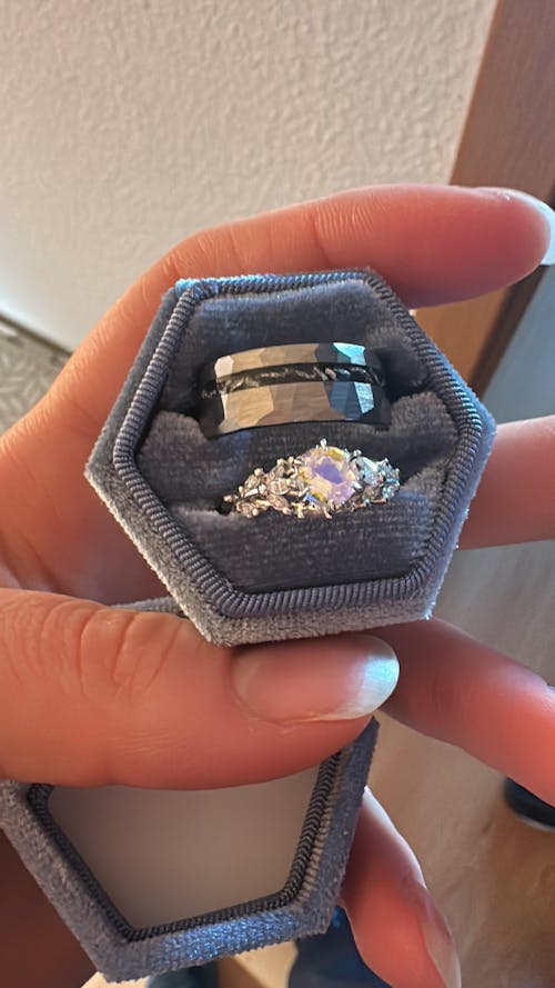 Classic Hollow Branches 0.8CT Round Cut Moonstone Engagement Ring Women Wedding Ring