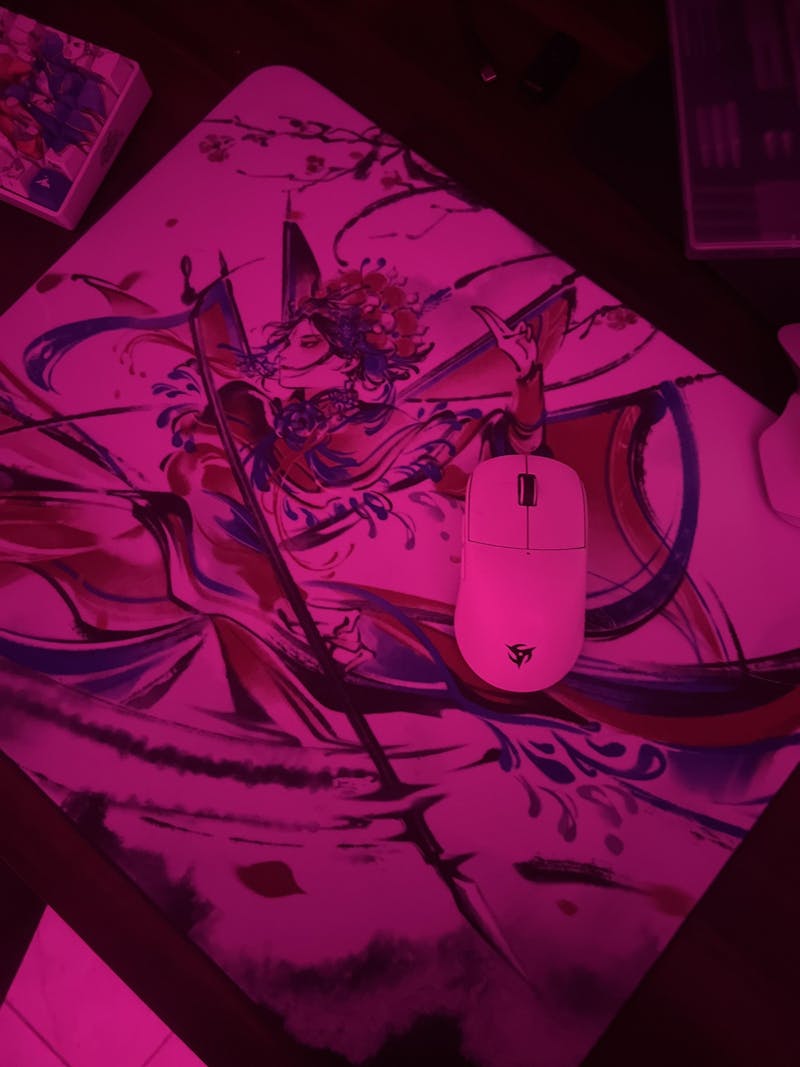 PIONEER Wu Xiang | SlimFlex Base | Gaming Mousepad White