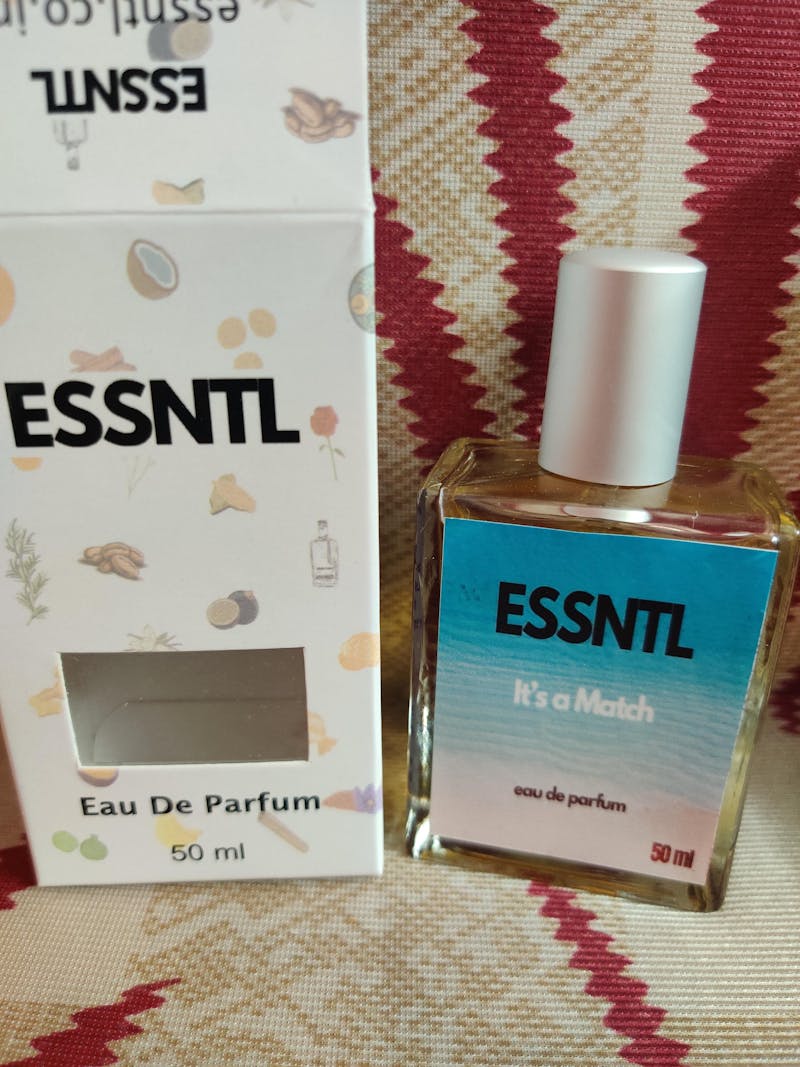 ESSNTL It's a Match Perfume - Fresh & Unique Citrus Floral Fragrance | 50ml Eau de Parfum | 20ml Eau de Parfum | Clean, Elegant & Versatile Scent | Long-Lasting Everyday Fragrance | Classic & Clean Scent for Men & Women