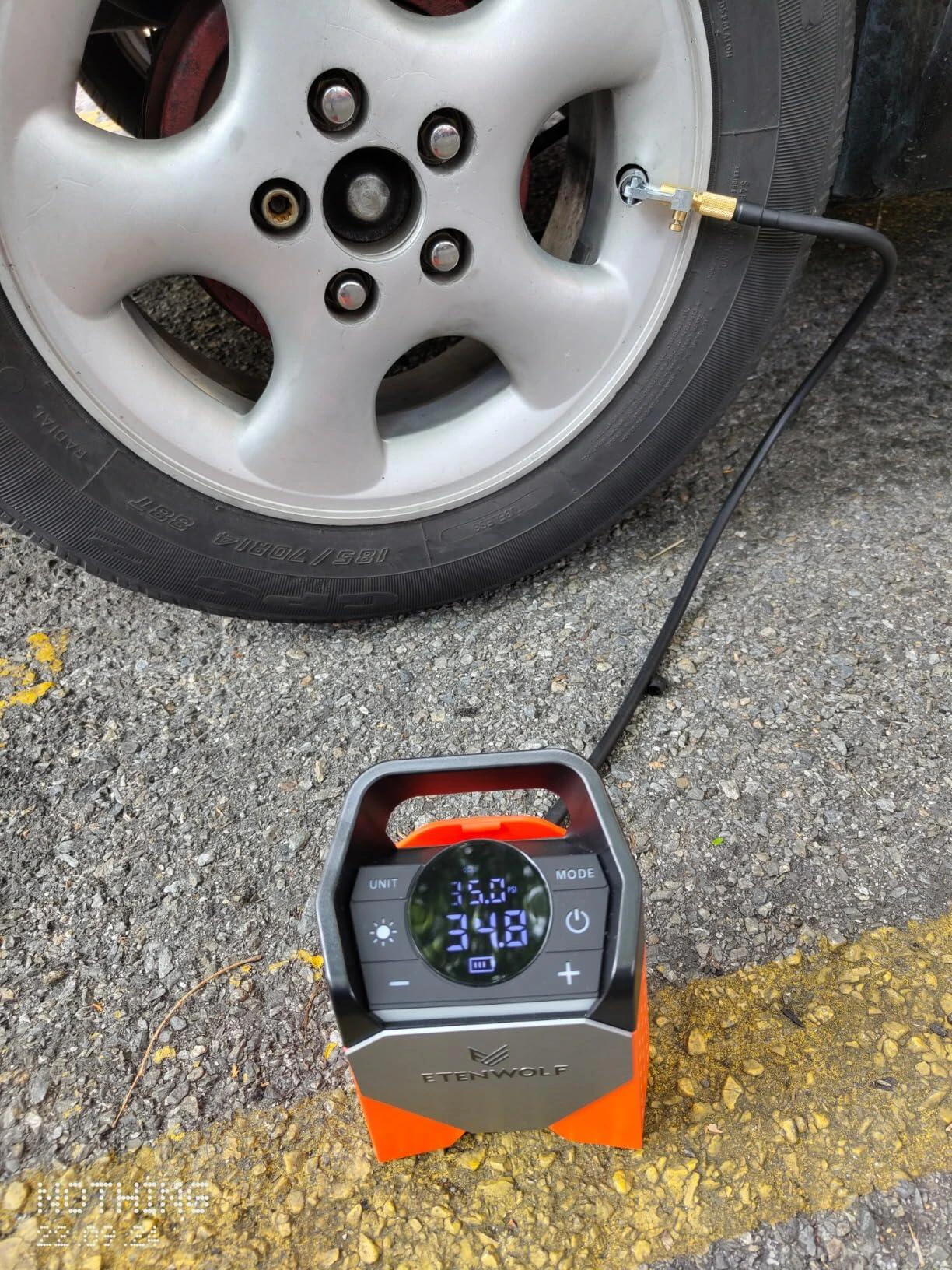 bicycle tire air pump