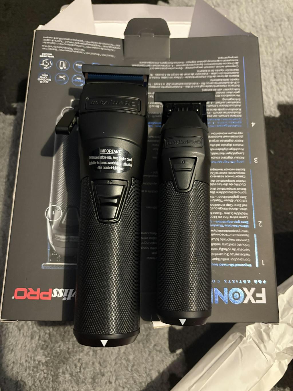 Mașină de Tuns Profesională Babyliss Pro FXONE ALL-METAL Cu Baterie Interschimbabilă Și Motor Digital N1 Cu Rulmenți Dubli