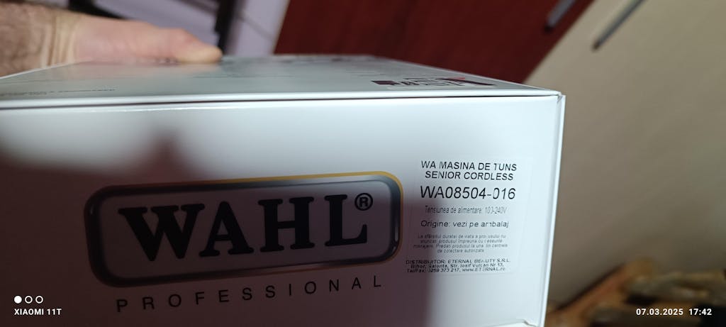 Masina De Tuns Profesionala Wahl Senior Cu Motor de 6500 rpm, Fara Fir