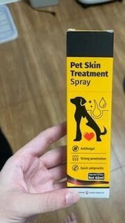 Vet-backed Pet Skin Soothing Spray