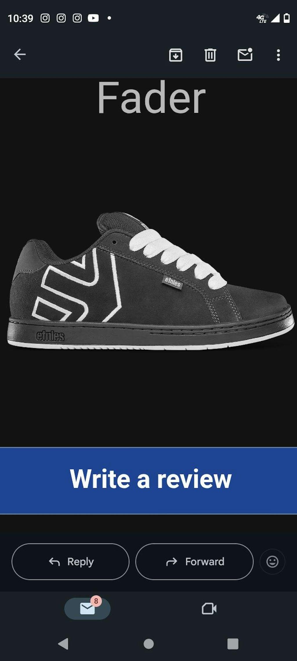 Fader white/green - skate shoes | etnies Official