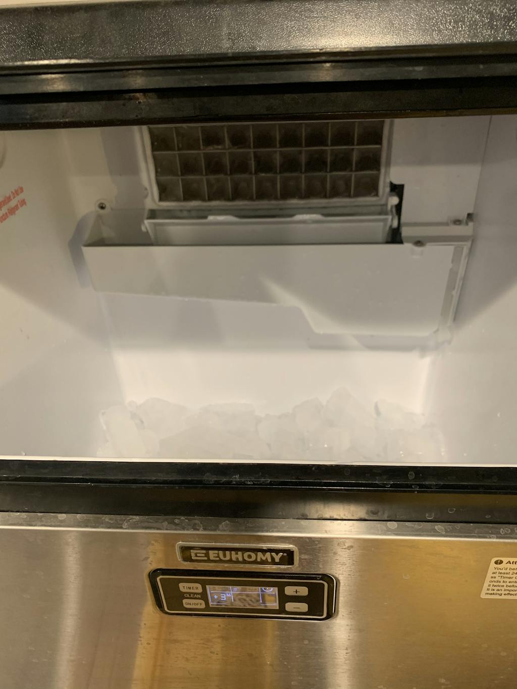 100Lbs/24h Commercial Ice Maker Machine Euhomy