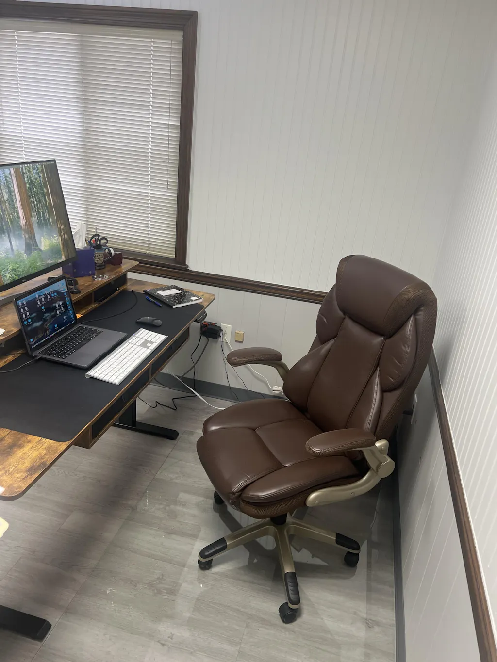 Galene, Faux Leather Office Chair