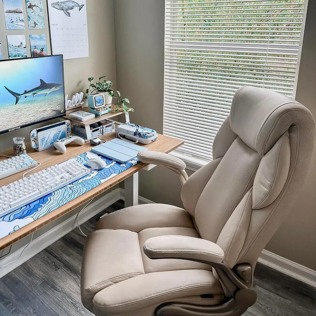 Galene, Faux Leather Office Chair