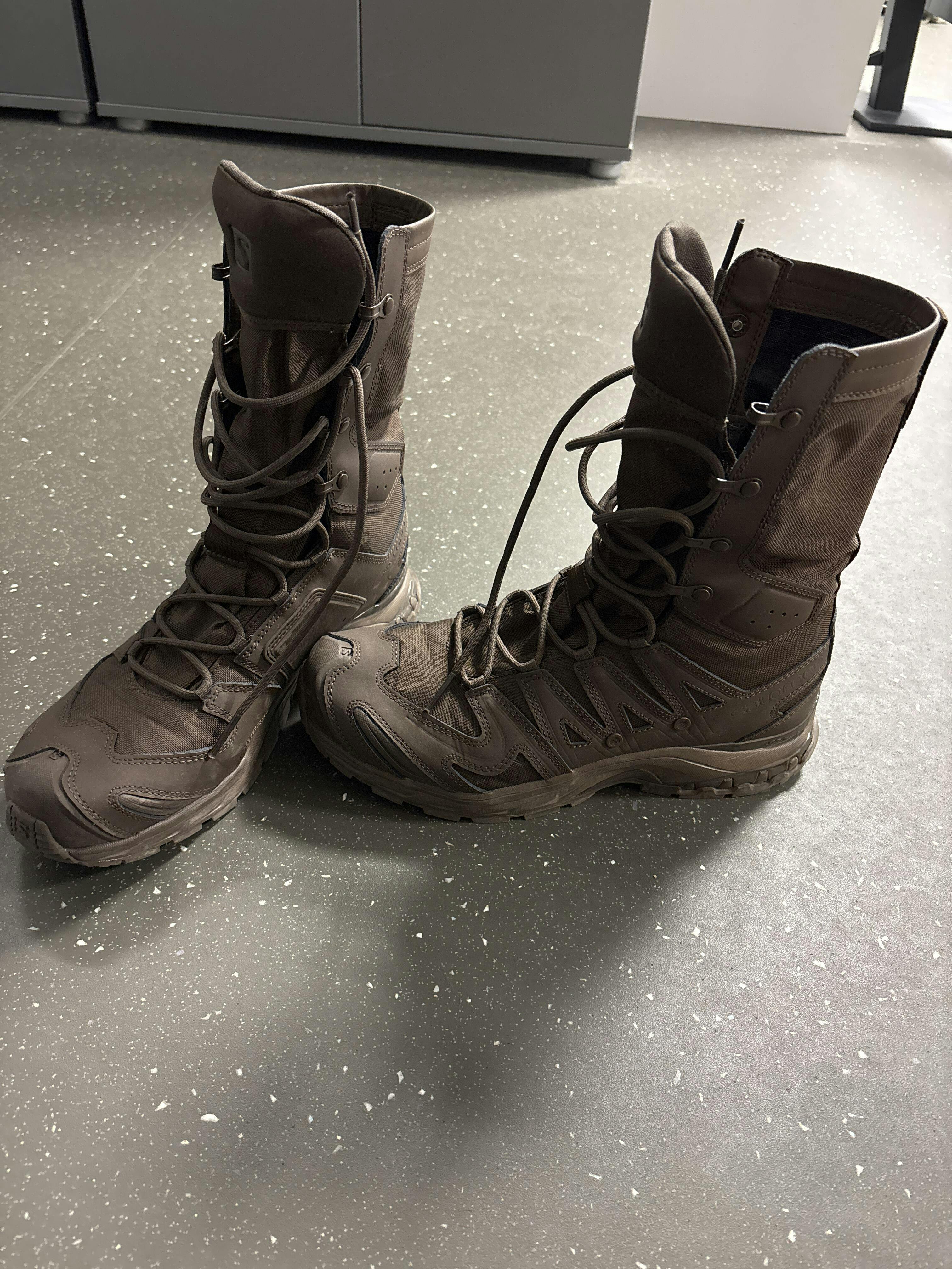 Unisex Tactical Boots Salomon XA Forces Jungle – Brown – Evelostore