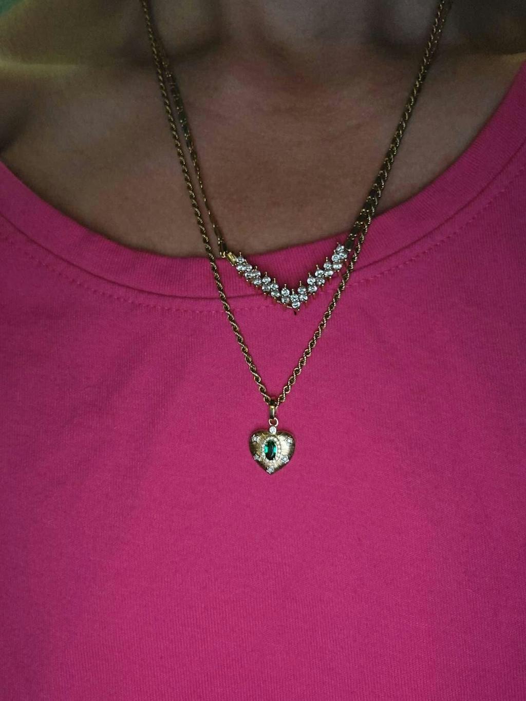 Everglade Heart Star Pendant