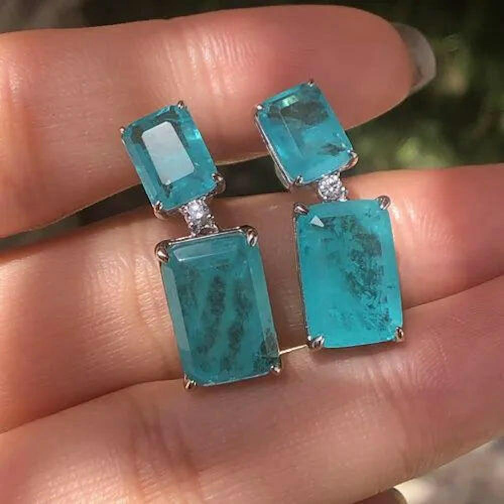 Sophisticated Minimal 7.0Ct Women's Stud Earrings