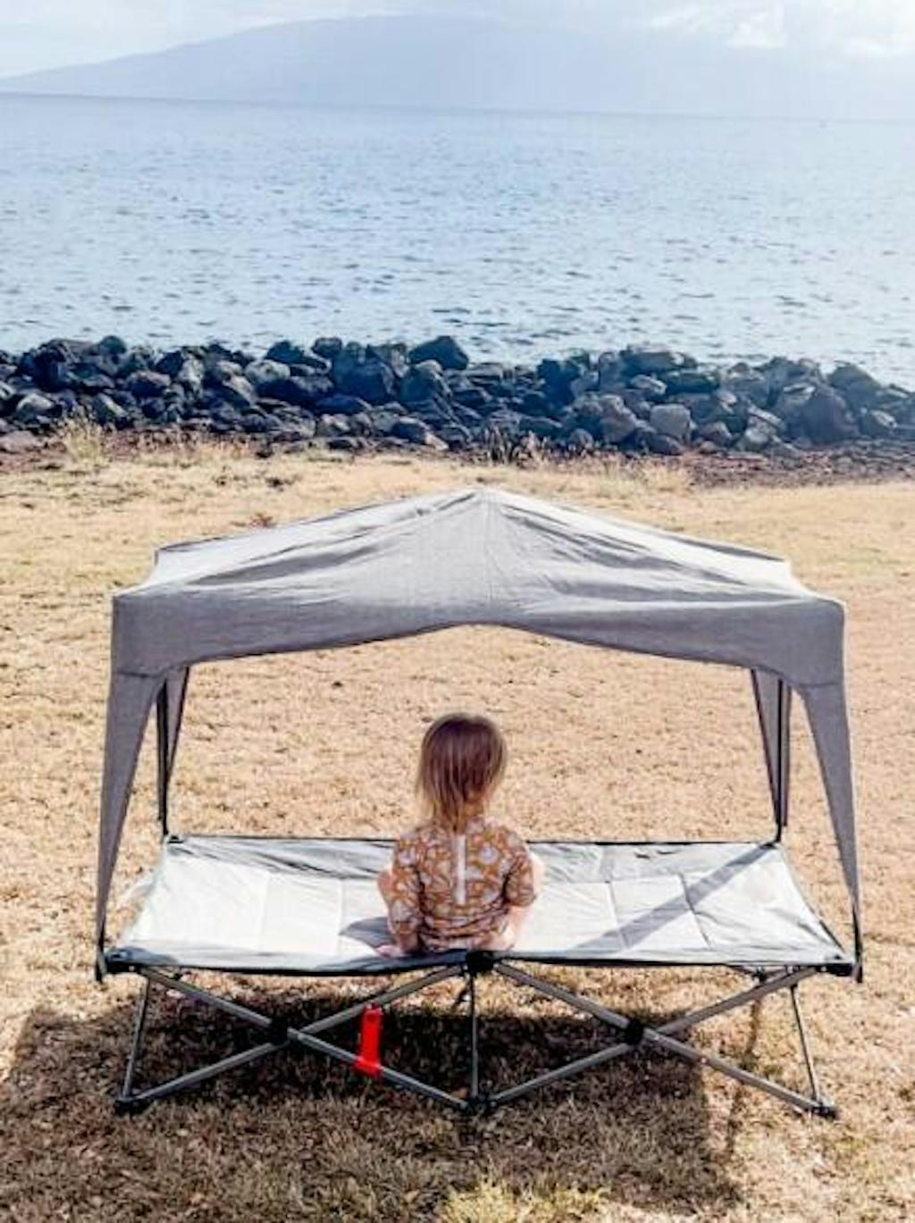 Portable Toddler Travel Cot with Canopy EVER ADVANCED
